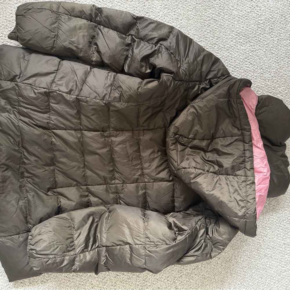 Kids Brown Jacket with Pink Lining